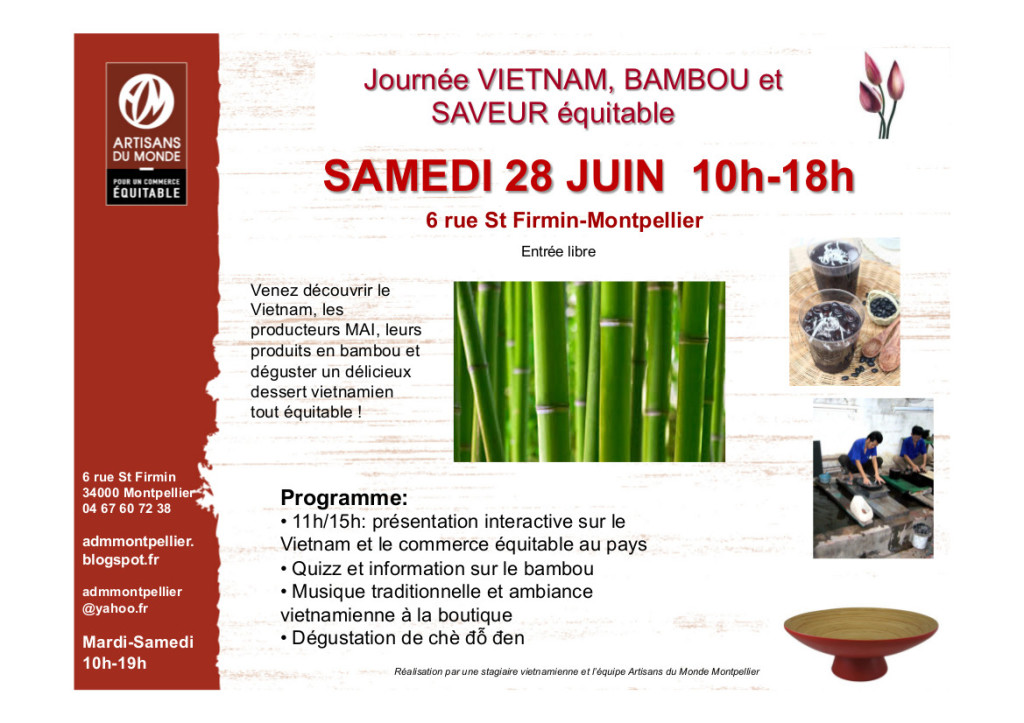 Affiche journée Vietnam 2014
